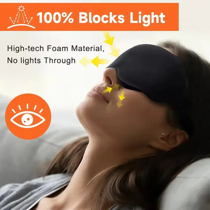 3D Sleeping Eye Mask – Travel Light Blocking Eyepatch