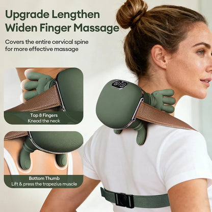 Bionic Neck & Shoulder Massager – Wireless Kneading Shawl