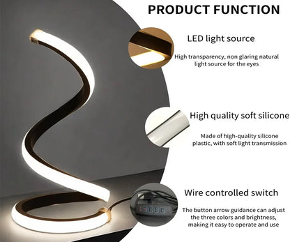 3D Ring USB LED Night Lamp – Dimmable Bedside Desk Light