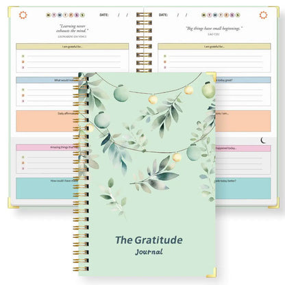 A5 Gratitude Journal – Daily Guided Notebook