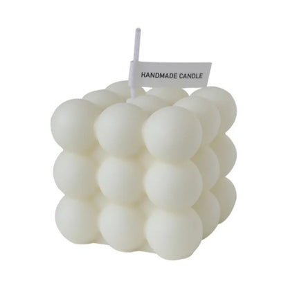 Large Ribbed Soy Wax Candle – Decorative Aromatherapy Pillar