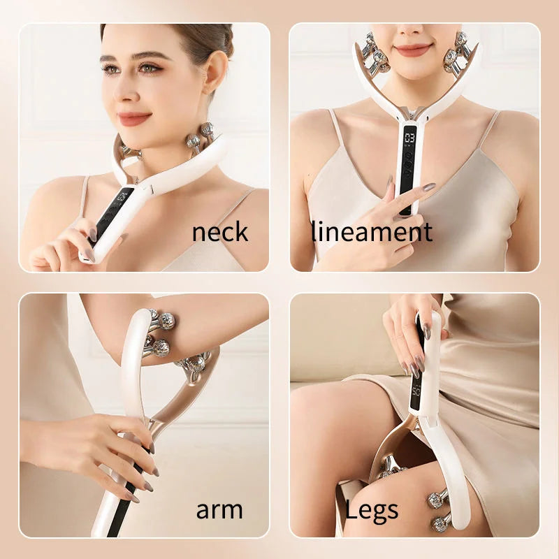 EMS Microcurrent Face Roller – Lifting & Firming Device