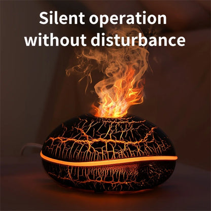 Aroma Flame Humidifier – Essential Oil Diffuser with Colorful Lights