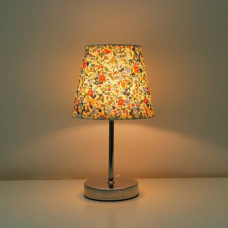 Solid Wood USB Desk Lamp – LED Bedside Night Light