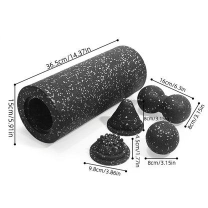 5-in-1 Fascia Roller Set – Muscle Recovery Kit