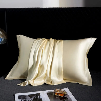 100% Mulberry Silk Luxury Pillowcase – Natural Cooling Silk