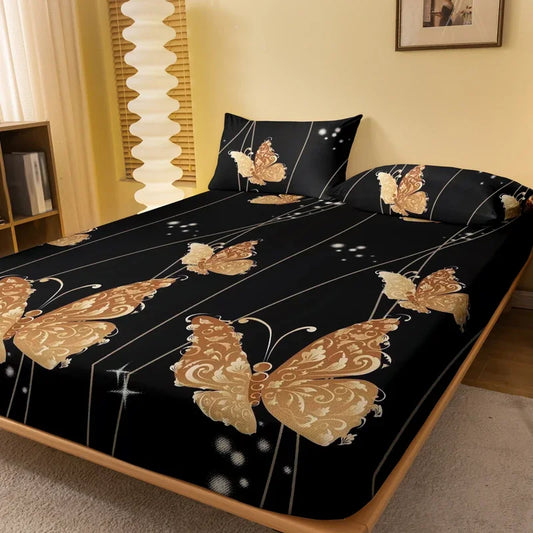 Kingdee Opera Pattern Frosted Bedsheet – Printed Bedspread