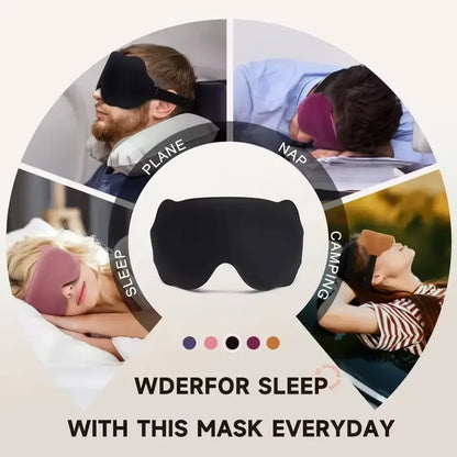 3D Sleeping Eye Mask – Travel Light Blocking Eyepatch