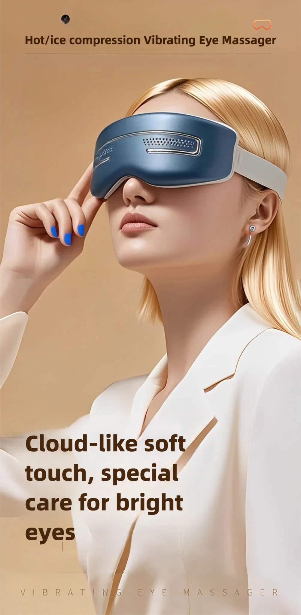 Smart Electric Eye Massager – Hot & Cold Compress