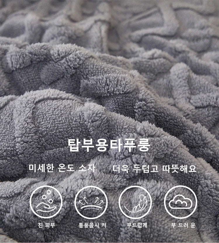 Super Thick Winter Blanket – Lamb Cashmere Weighted Quilt