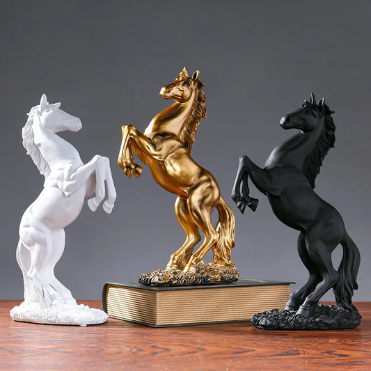 Nordic Horse Resin Statue