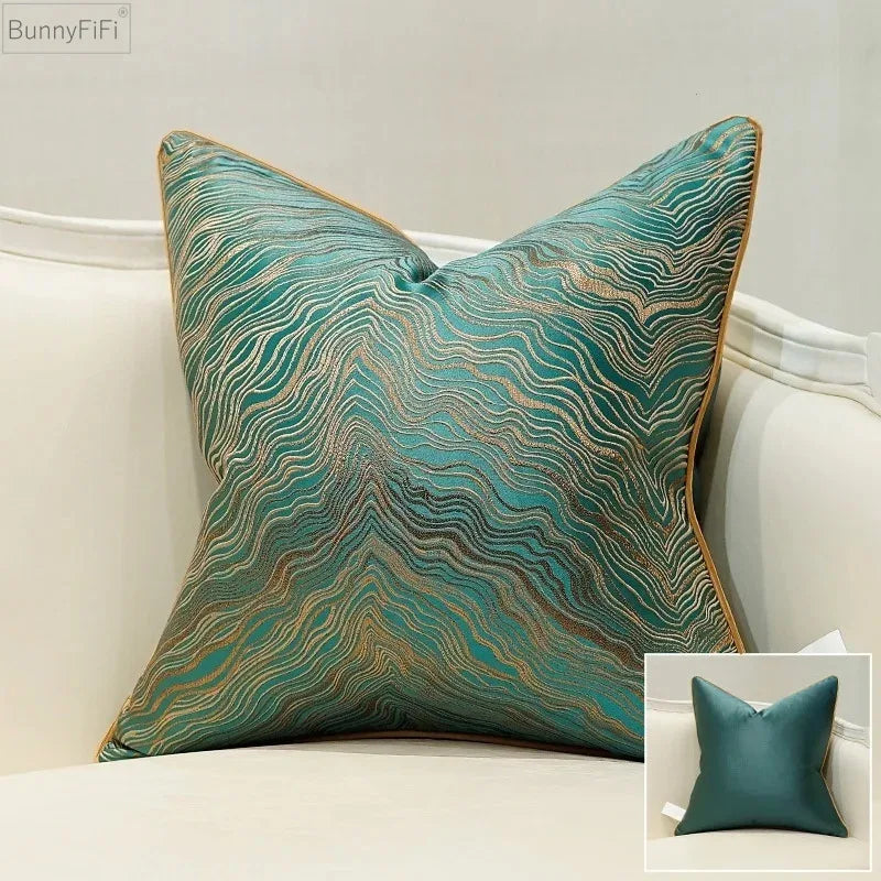 Jacquard Luxury Embroidered Cushion Cover – 45x45cm